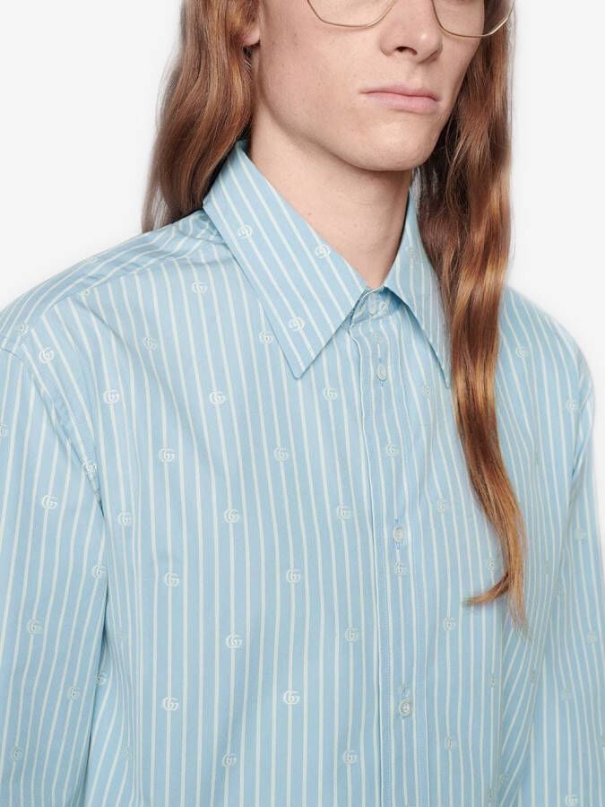 Gucci Overhemd met knopen Blauw