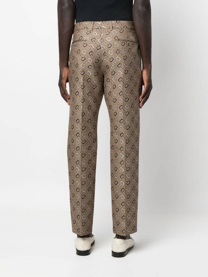 Gucci Pantalon met patroon Beige