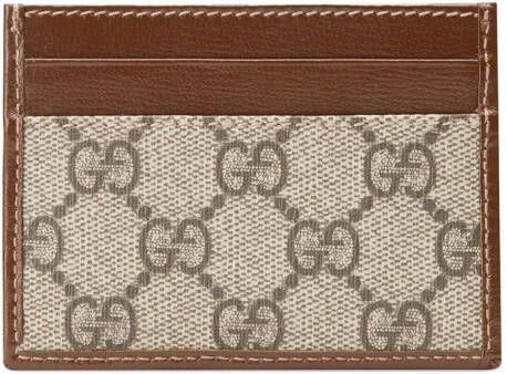 Gucci Pasjeshouder met GG logo Beige