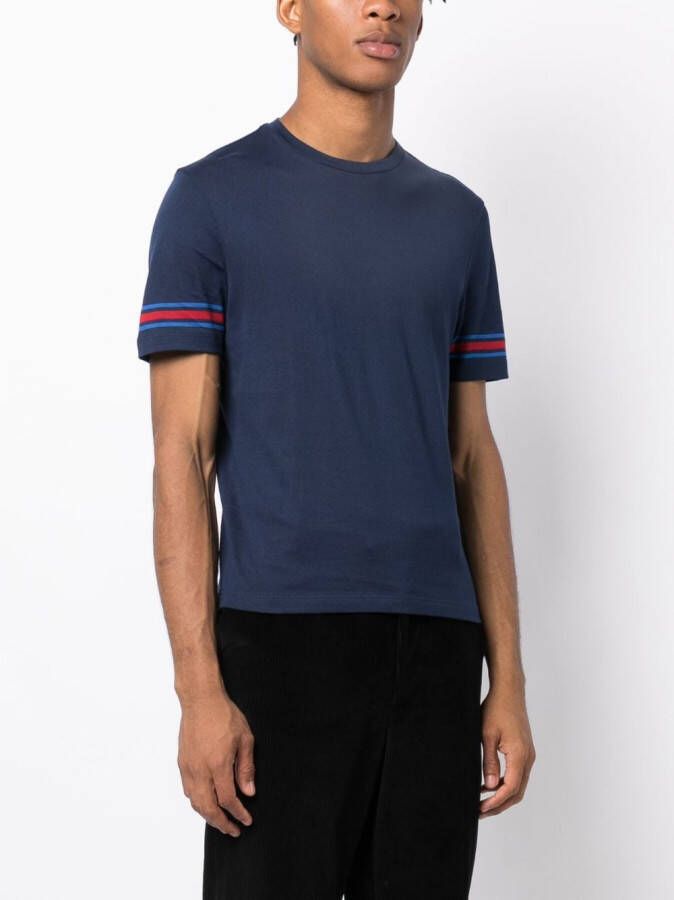 Gucci Poloshirt met gestreept detail Blauw