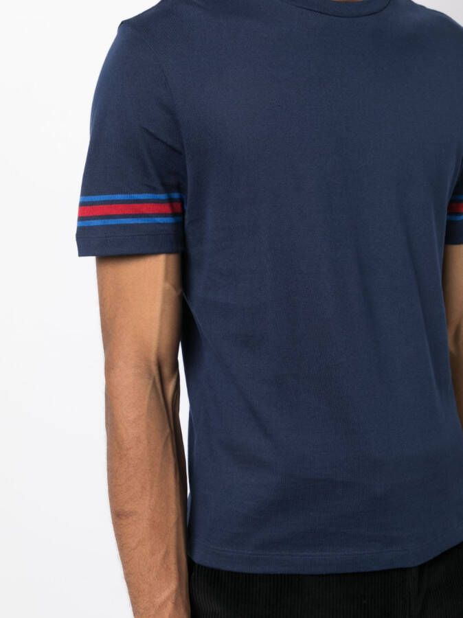 Gucci Poloshirt met gestreept detail Blauw