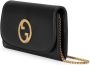 Gucci Blondie portemonnee met ketting Zwart - Thumbnail 3