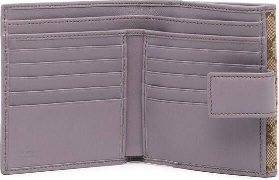 Gucci Leren portemonnee Bruin