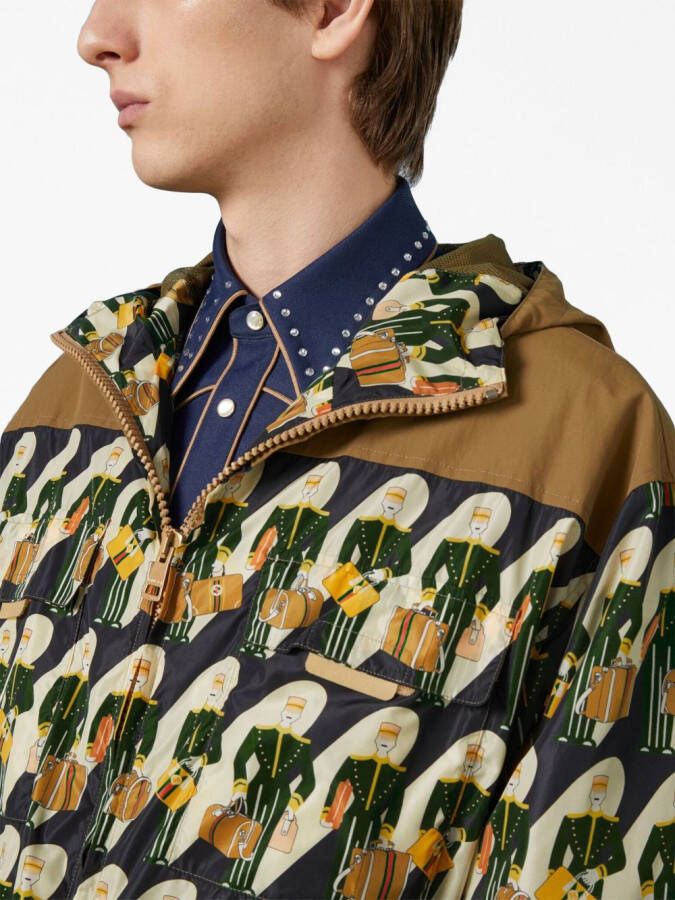 Gucci Jack met rits Zwart