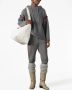 Gucci Geribbelde hoodie met web-streep Grijs - Thumbnail 2