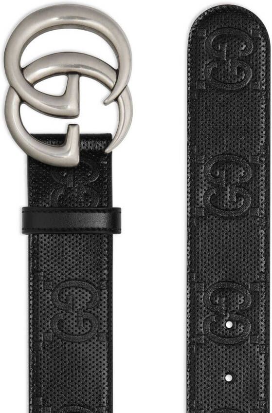 Gucci Riem met reliëf Zwart