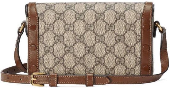 Gucci Horsebit 1955 mini-schoudertas Beige