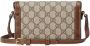 Gucci Horsebit 1955 mini-schoudertas Beige - Thumbnail 3