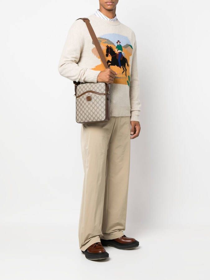 Gucci Shopper met GG-canvas Beige