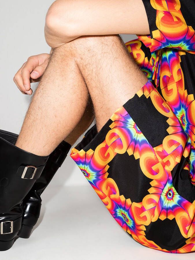 Gucci Shorts met GG patroon Zwart
