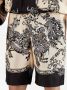 Gucci Zijden shorts met barokprint Beige - Thumbnail 5