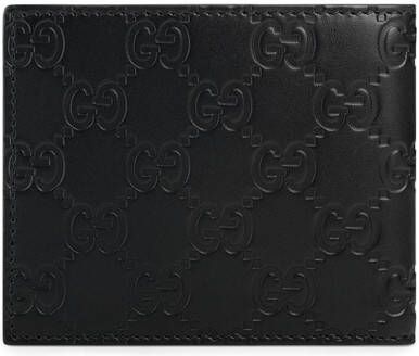 Gucci GG Supreme leren portemonnee Zwart