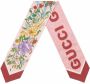 Gucci Sjaal met bloemenprint Roze - Thumbnail 2