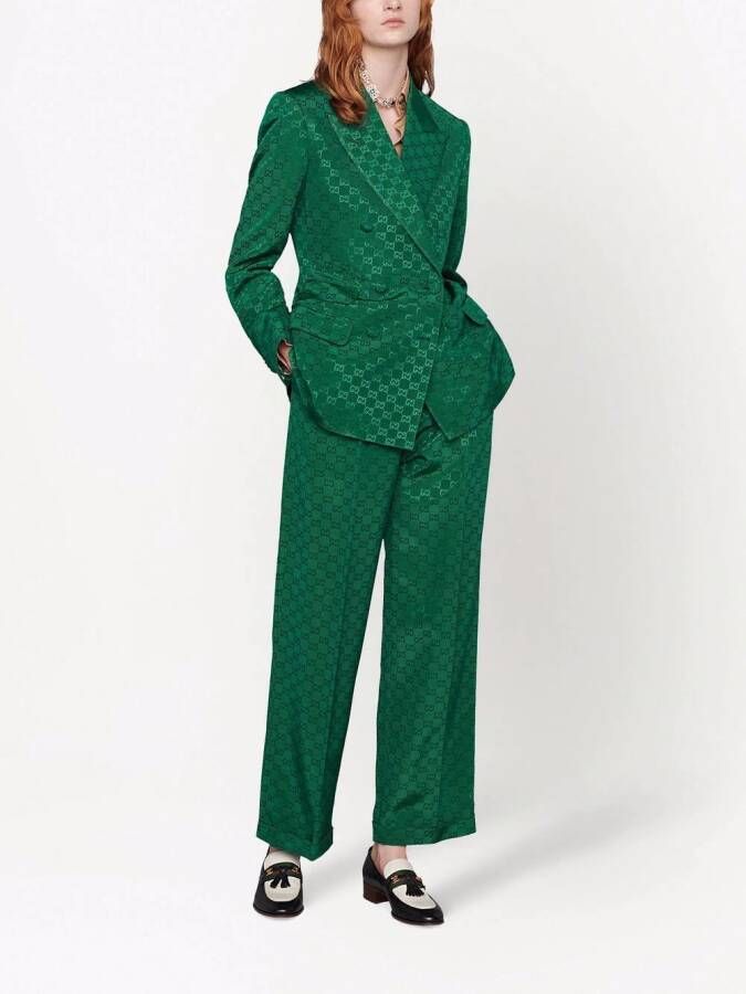 Gucci Straight broek Groen