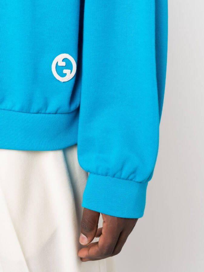 Gucci Sweater met gestreept detail Blauw