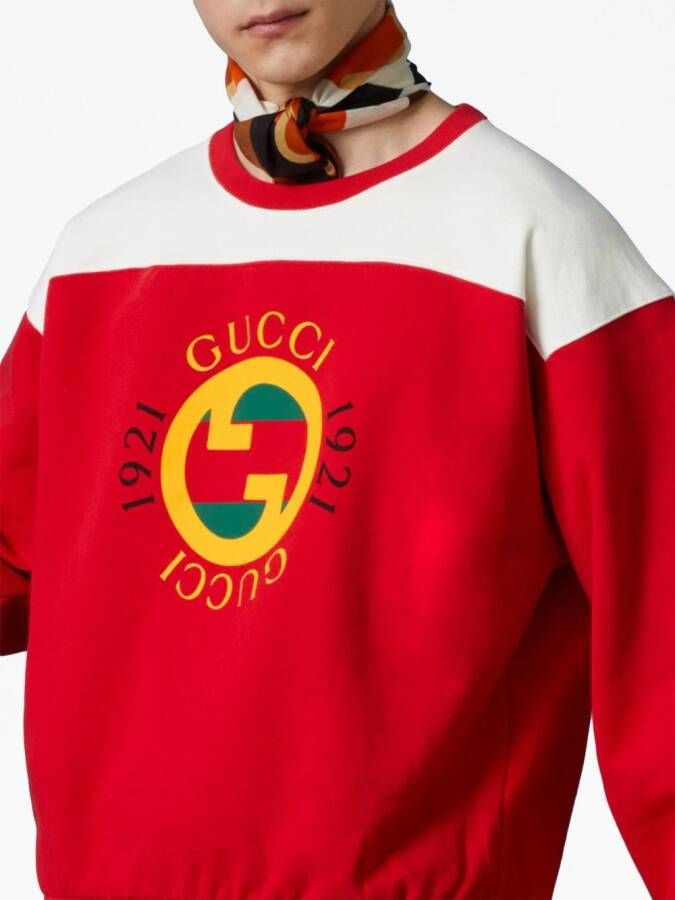 Gucci T-shirt met print Rood