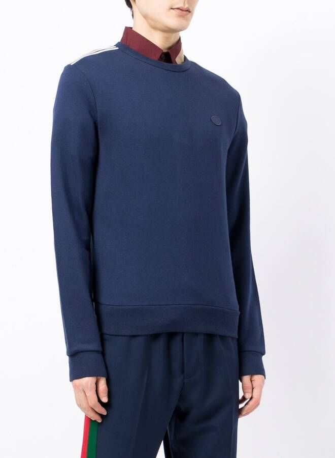 Gucci Sweater met logopatch Blauw