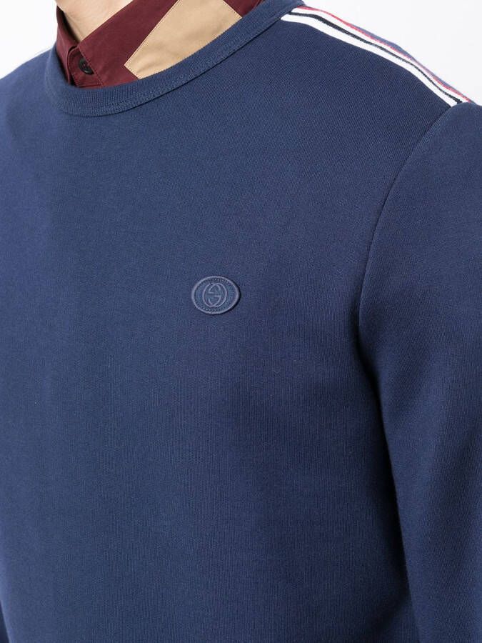 Gucci Sweater met logopatch Blauw