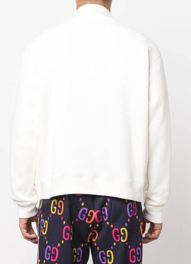 Gucci Sweater met logoprint Wit