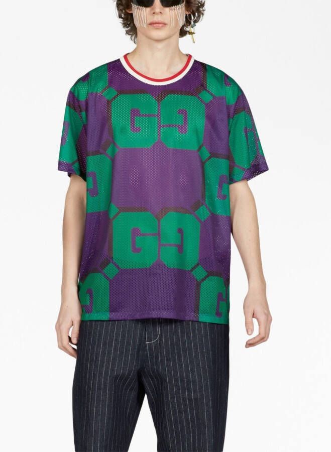 Gucci T-shirt met print Groen