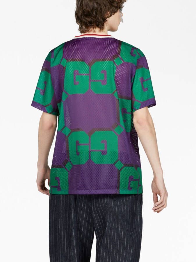 Gucci T-shirt met print Groen