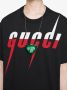 Gucci Katoenen T-shirt met logoprint Zwart - Thumbnail 5