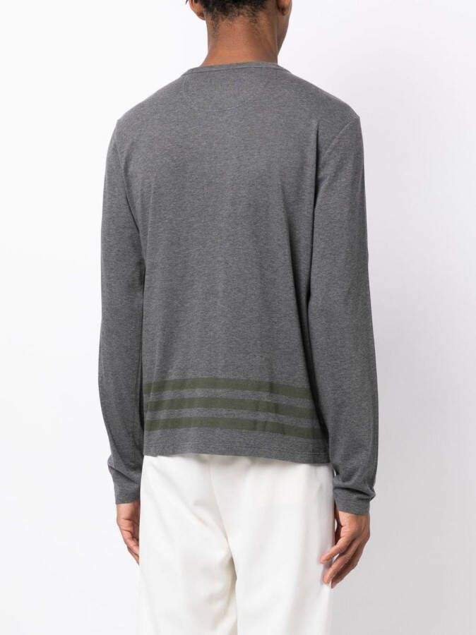 Gucci T-shirt met geborduurd logo Grijs