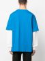 Gucci T-shirt met logoprint Blauw - Thumbnail 4