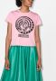 Gucci T-shirt met ronde hals Roze - Thumbnail 2