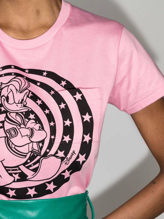 Gucci T-shirt met ronde hals Roze