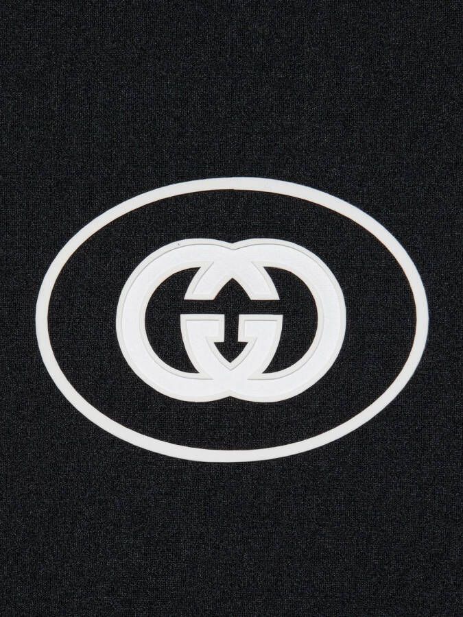 Gucci Top met logoprint Zwart
