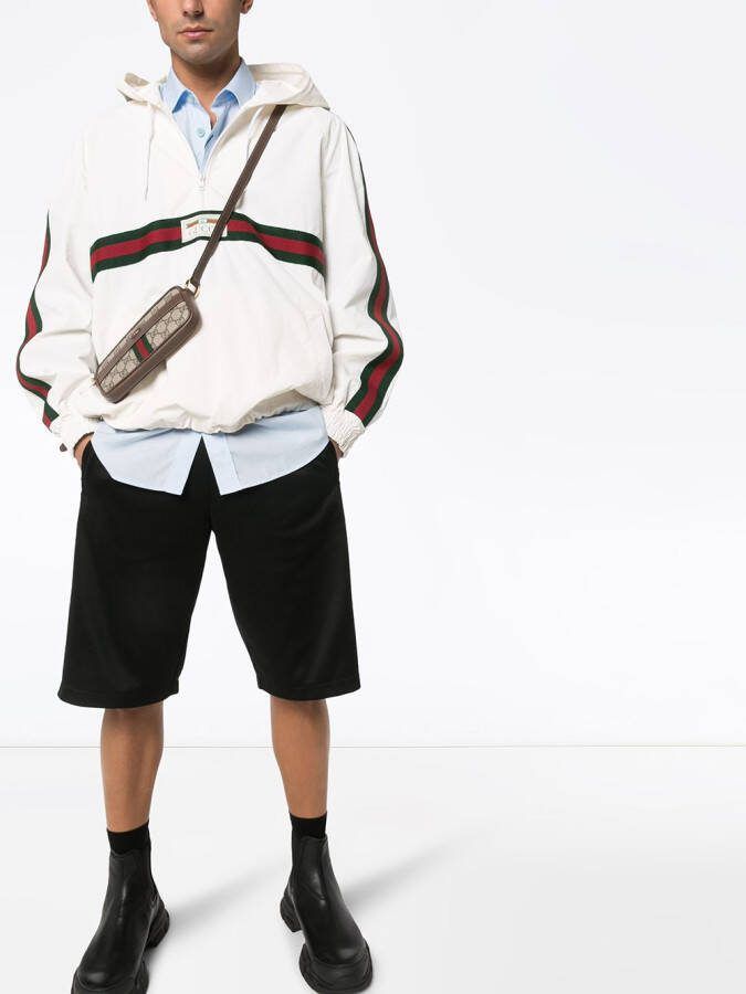 Gucci Shorts met GG-logoprint Zwart