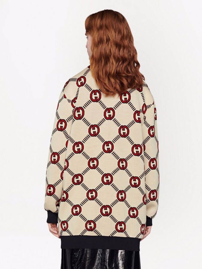 Gucci Vest met GG logo Beige