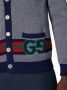 Gucci Vest met V-hals Blauw - Thumbnail 5