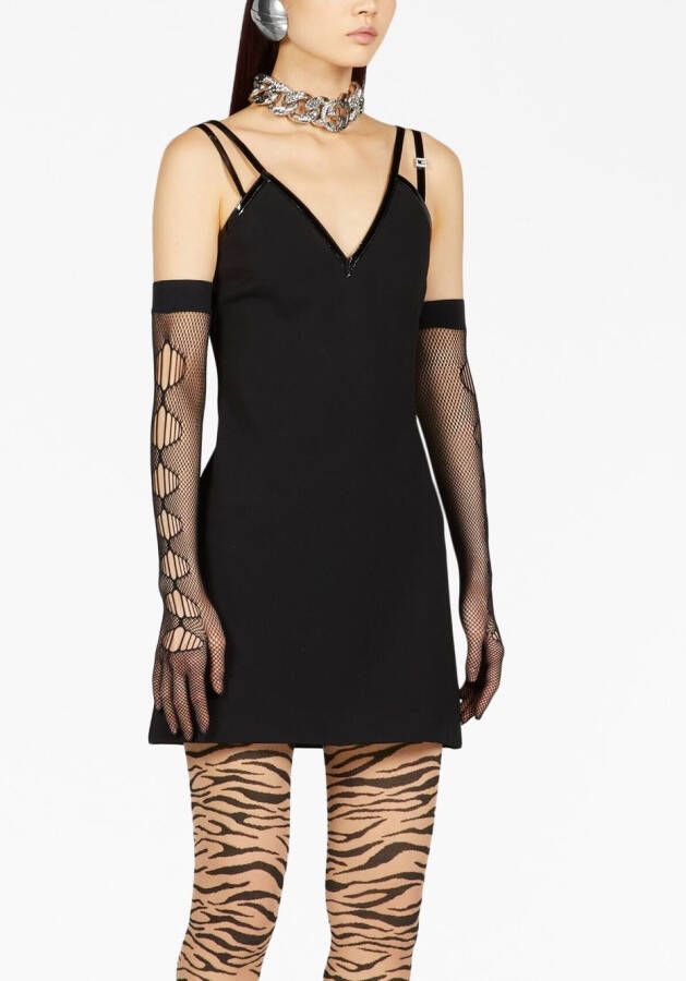 Gucci Midi-jurk met kristallen Zwart