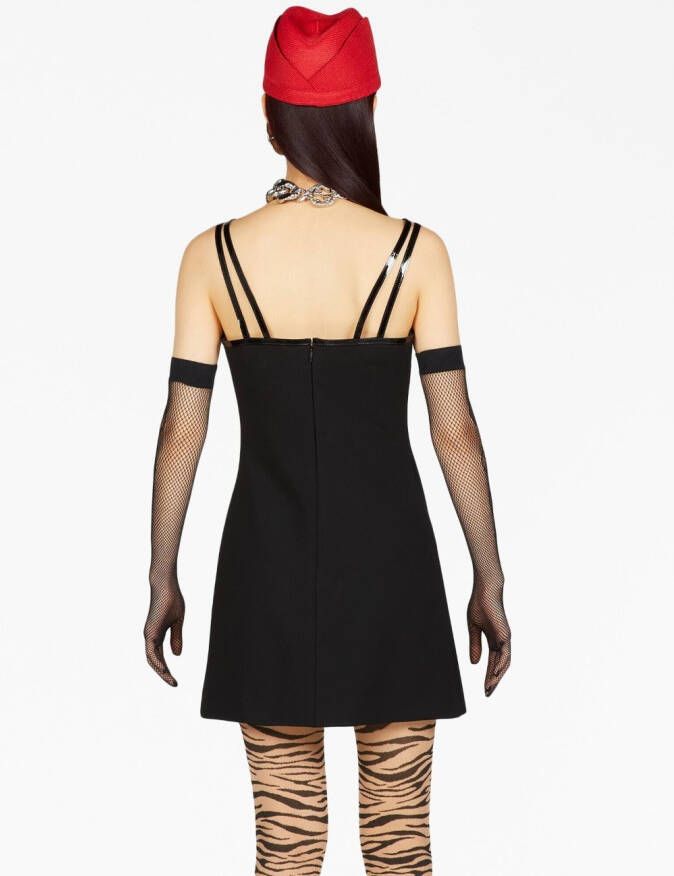 Gucci Midi-jurk met kristallen Zwart