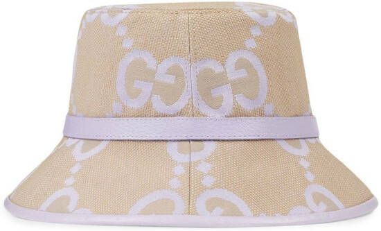 Gucci Vissershoed met logo Beige