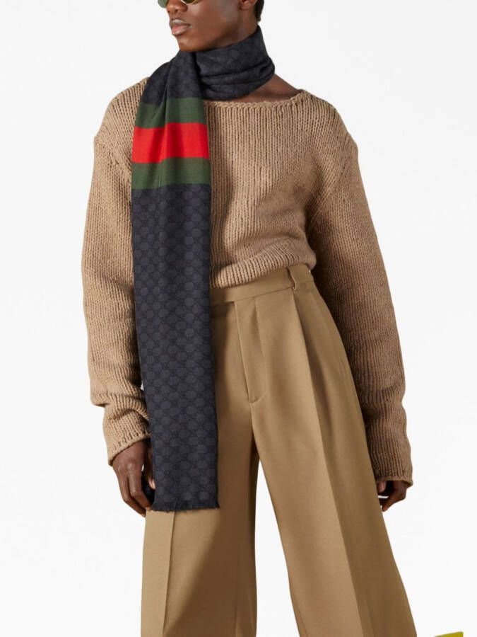 Gucci Wollen sjaal Zwart
