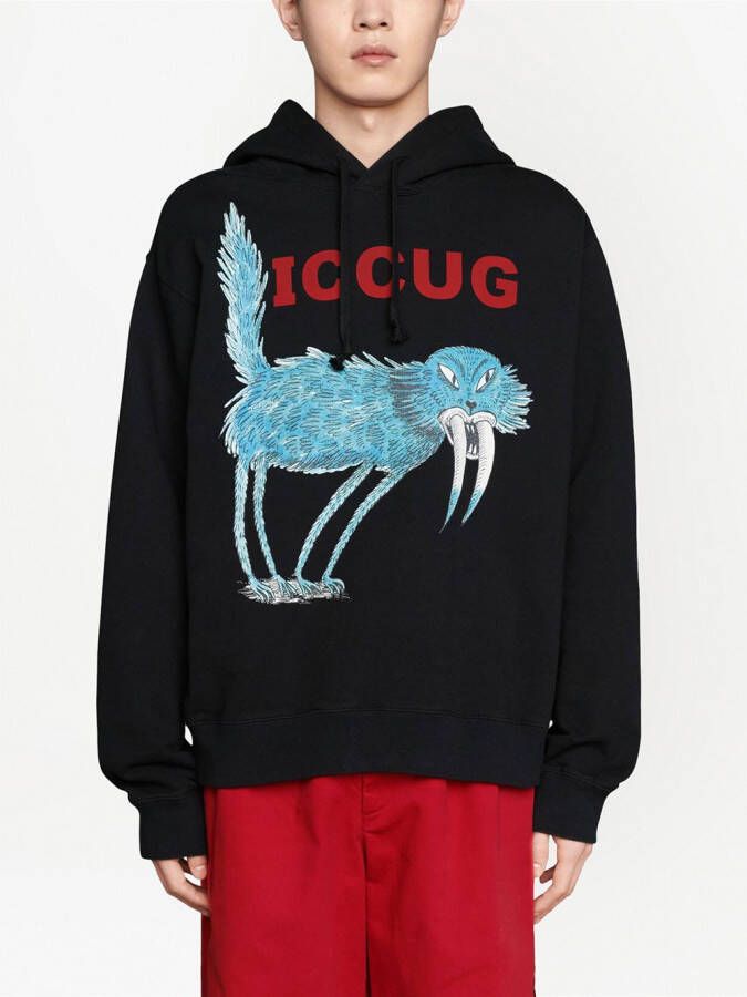Gucci x Freya Hartas ICCUG hoodie Zwart