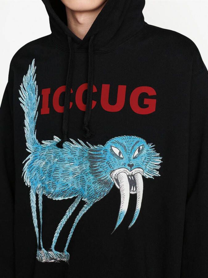 Gucci x Freya Hartas ICCUG hoodie Zwart