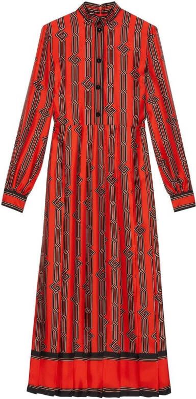 Gucci Zijden jurk Oranje