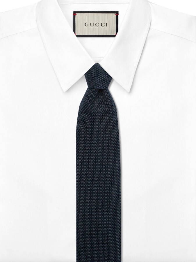 Gucci Zijden stropdas Zwart