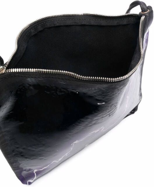 Guidi Schoudertas met print Zwart