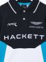 Hackett Kids Poloshirt met colourblocking Blauw - Thumbnail 3