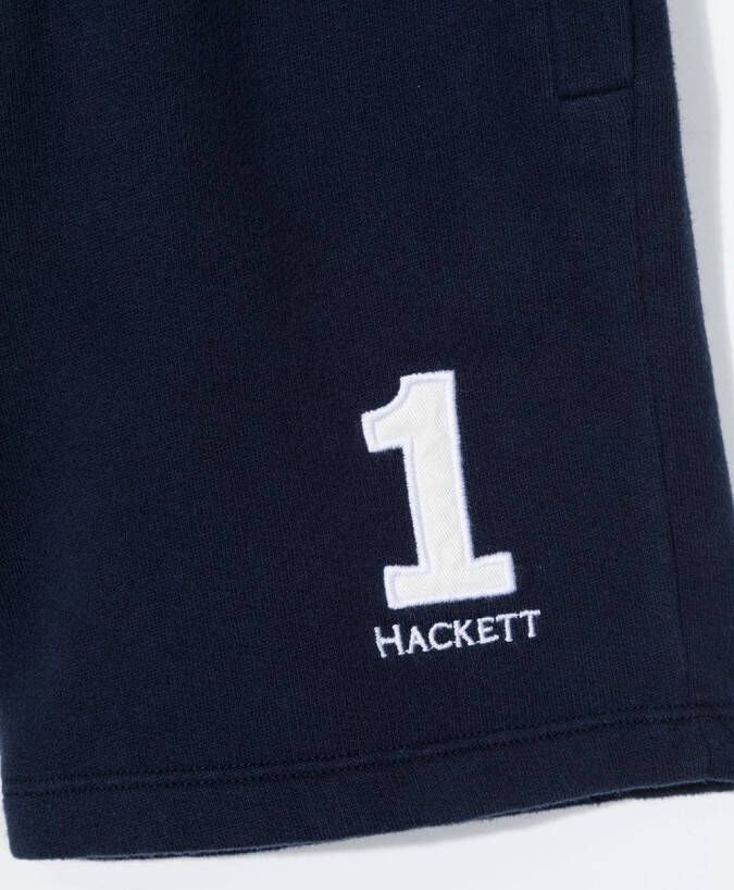 Hackett Kids Shorts met logoprint Blauw