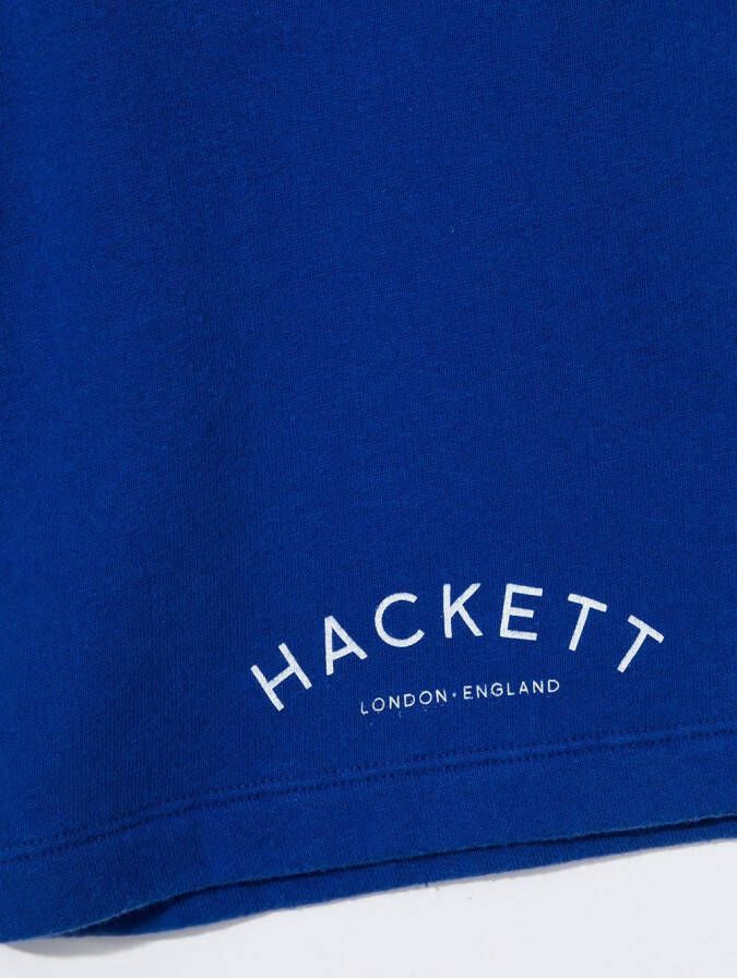 Hackett Kids Shorts met logoprint Blauw