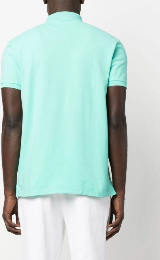 Hackett Poloshirt met geborduurd logo Groen