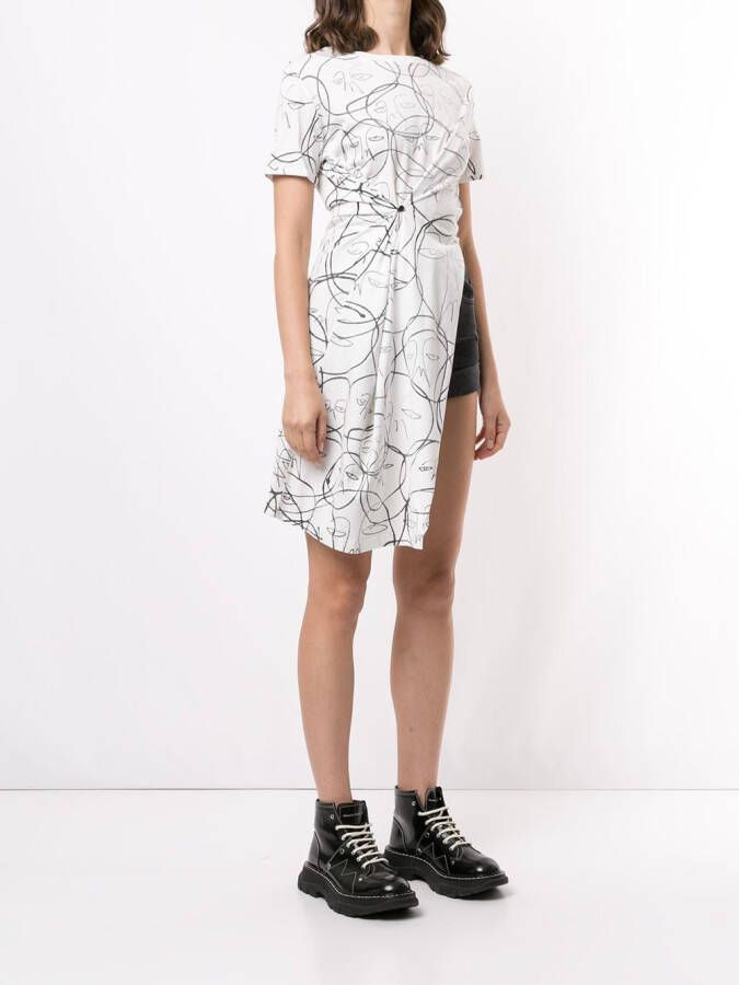 Haculla Asymmetrische top Wit