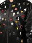 Haculla Bomberjack met decoratieve speld Zwart - Thumbnail 5