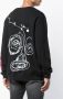 Haculla 'Drippy' sweater met ronde hals Zwart - Thumbnail 4